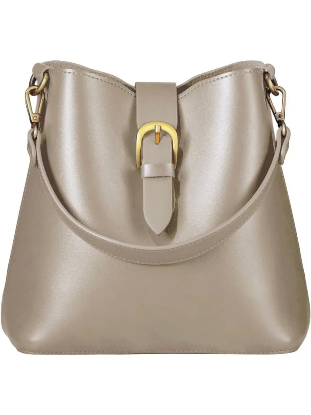 Vegan Leather Hobo Bag for Women - Retro Casual Purse, Classic Vintage Shoulder